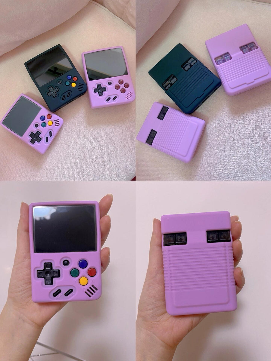 Miyoo Mini Plus クリアパープル 専用ケース 128GB Silicone Protective Case For MIyoo mini plus/Miyoo mini