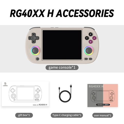 Amazon.com: ANBERNIC RG40XX H Retro Gaming Console with 4.0
